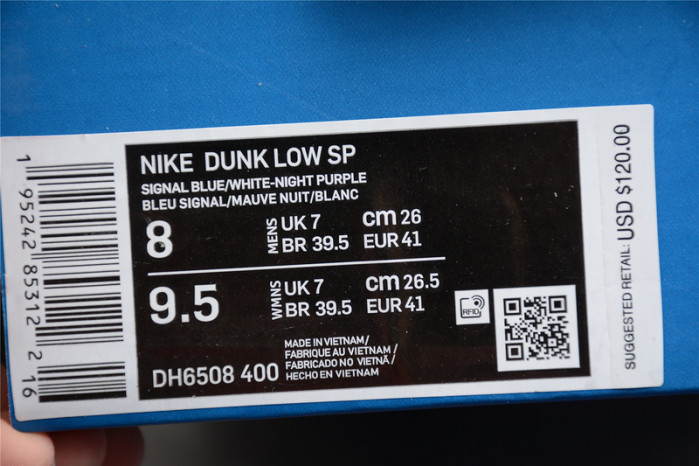 Undefeated Nike Dunk Low Dunk vs AF1 DH6508-400