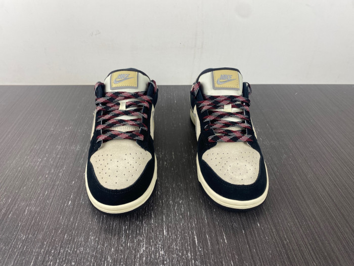 Nike Dunk Low LX Black Suede Team Gold (Women
