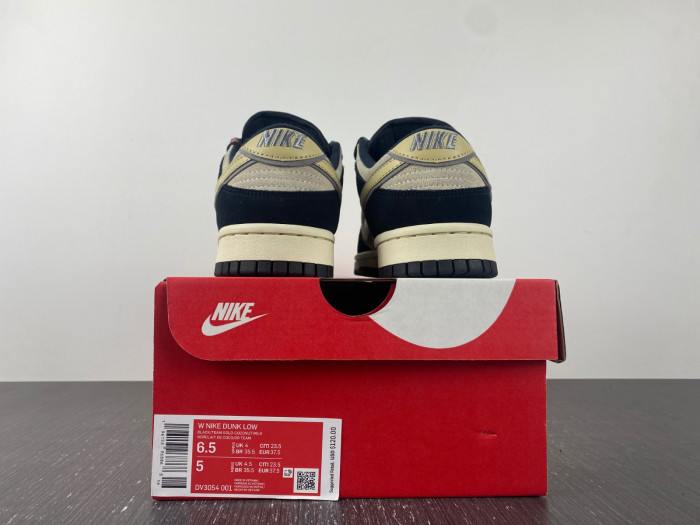 Nike Dunk Low LX Black Suede Team Gold (Women