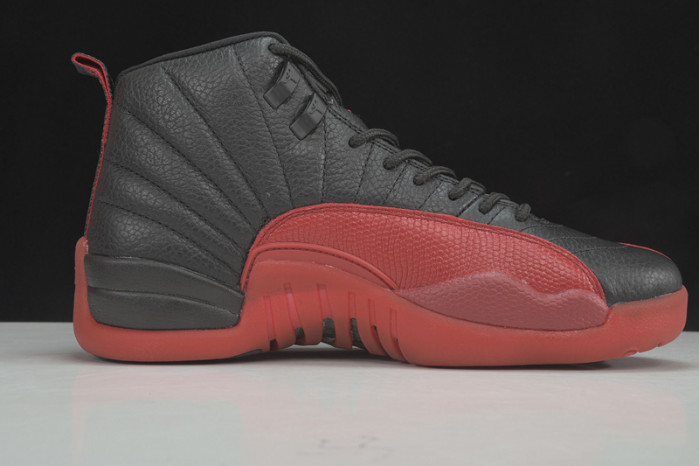 AIR JORDAN 12 “FLU GAME” Black/Varsity Red mens 130690-002