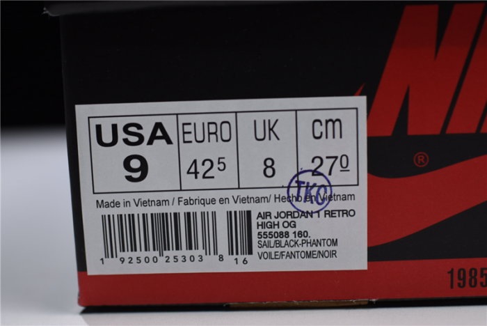 jordan 1 retro high phanT0m gym red - 555088-160