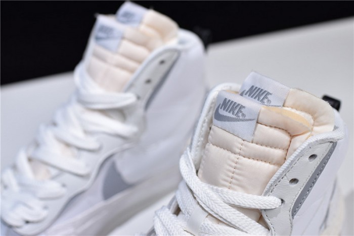 Sacai x Nike Blazer High Black White Release Date BV0072-100