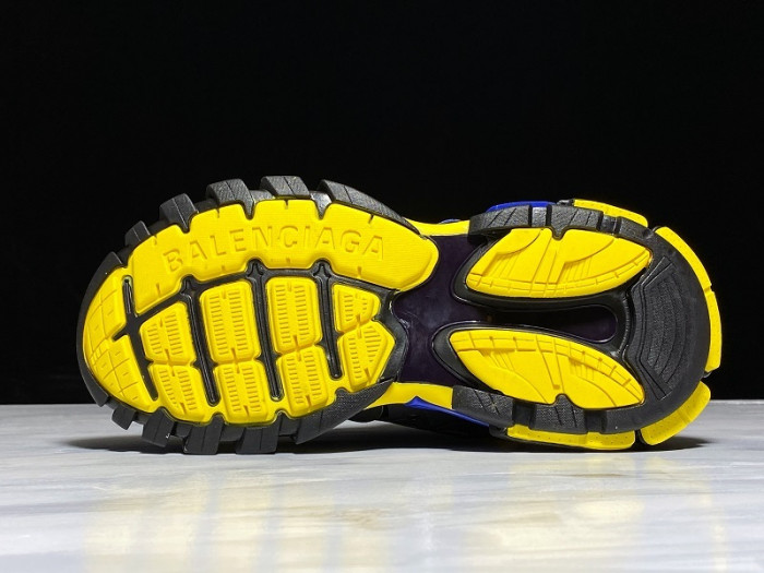 BL SNEAKER TESS.S.GOMMA BLACK FLUORESCENT YELLOW BLUE 542023 W1GB8 3443