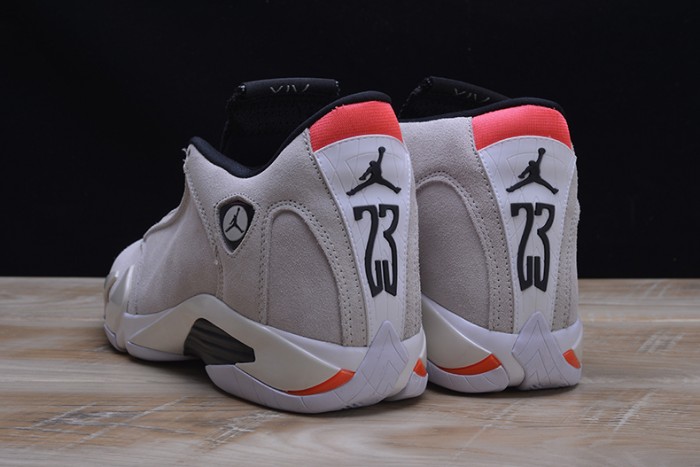 AIR JORDAN 14 RETRO "DESERT SAND" black/ white mens 487471-021