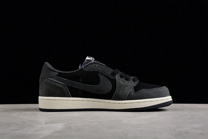 travis scott x air jordan 1 low og “black/phanT0m” dm7866-001