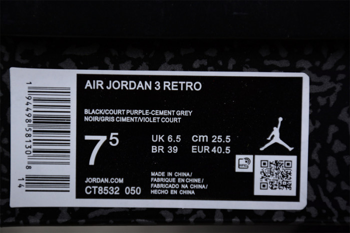 AIR JORDAN 3 RETRO 