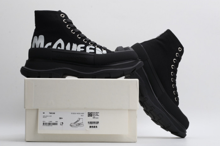 a1exa*der Mcqv*en canvas sneakers