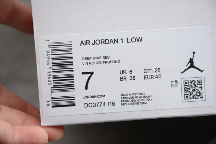 air jordan 1 low surF**es in “”team red" dc0774-116