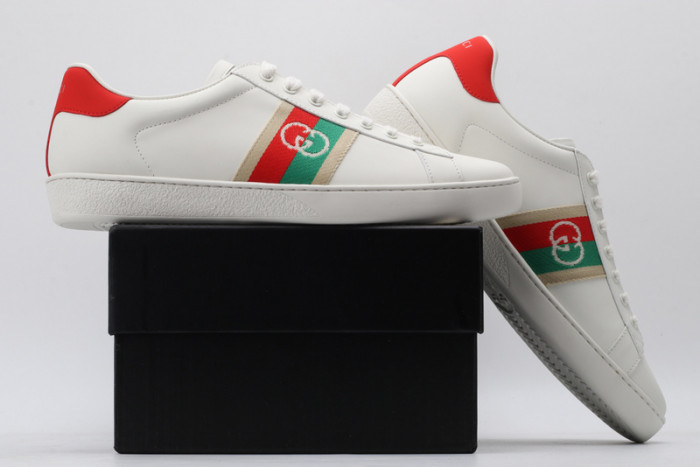 GC ACE EMBROIDERED LOW-TOP SNEAKER WITH GG LOGO