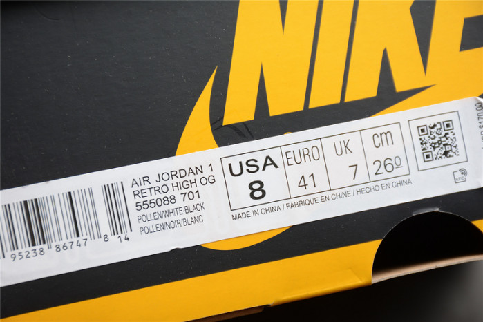 AIR JORDAN 1 HIGH OG “POLLEN” 555088-701