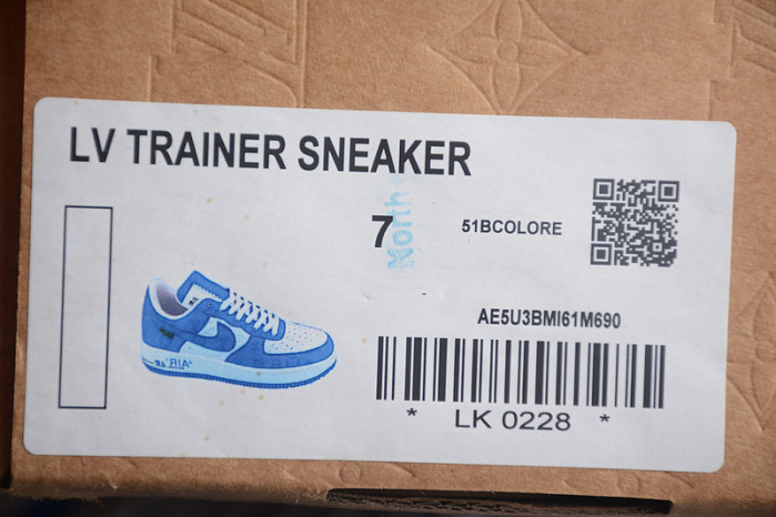 LV X NIKE AIR FORCE SNEAKER LK0228