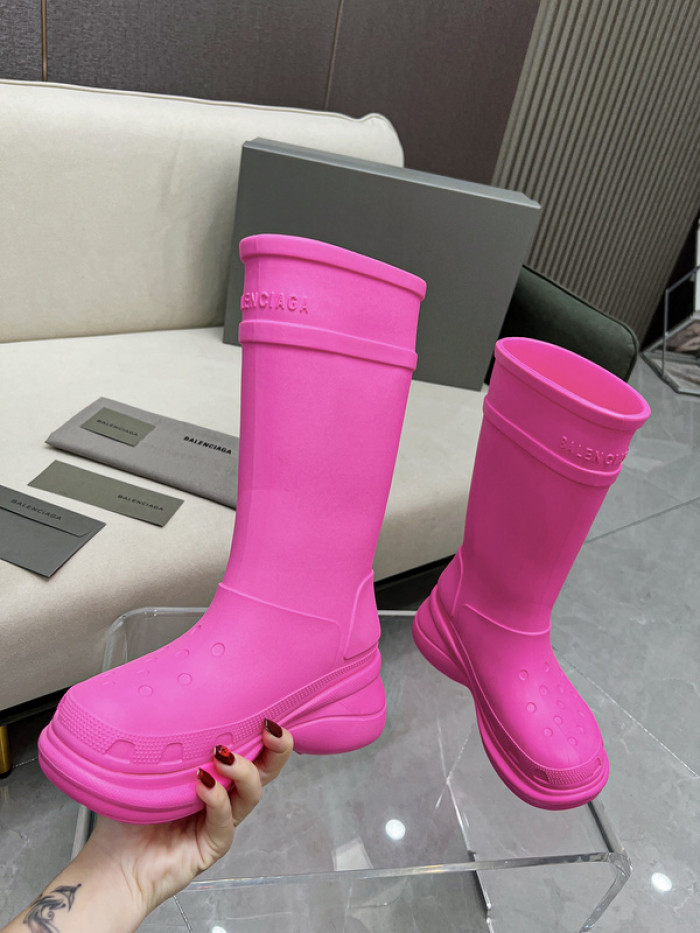 Ba1en*iaga x cr*0*s chunky rubber boots