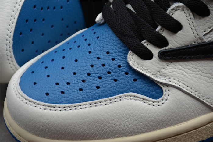 AIR JORDAN 1 TRAVIS SCOTT WHITE BLUE AND BLACK DH3227-105