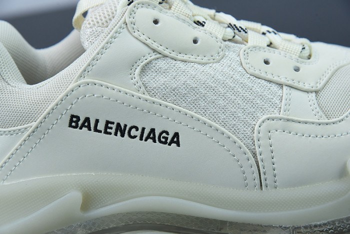 BL TRIPLE S TRAINERS CLEAR SOLE gold and white 541624 W09O1 9005