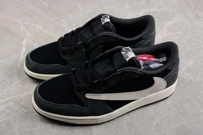travis scott x air jordan 1 low og “black/phanT0m” dm7866-001